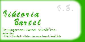 viktoria bartel business card